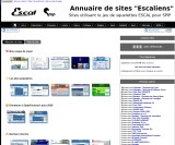 vignette du site acces à  l'annuaire des sites escal